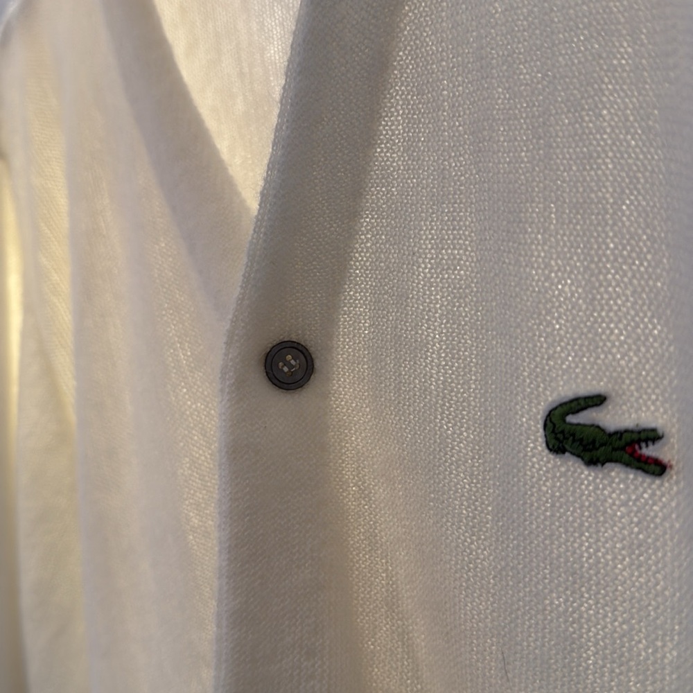 1970’s Vintage Lacoste cardigan size Large - Picture 2 of 4
